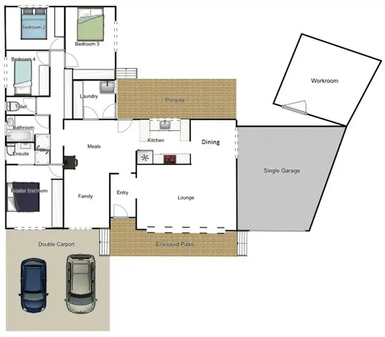 Floorplan of Homely house listing, 7 Bennet Street, Spence ACT 2615