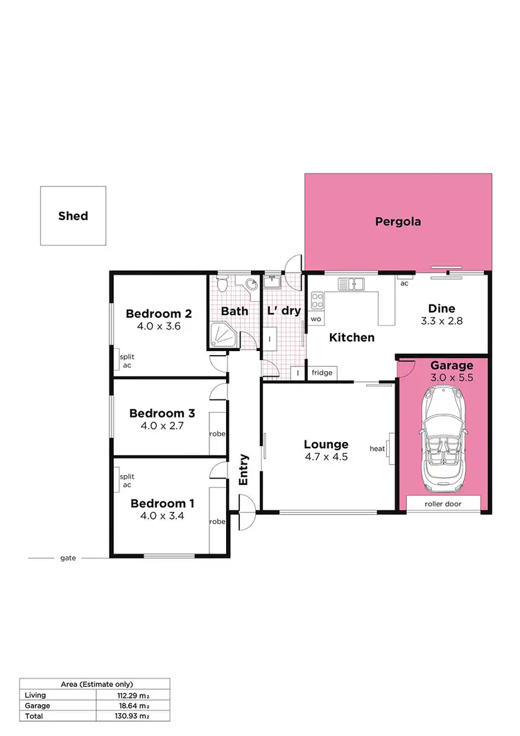 Floorplan of Homely unit listing, 3/2 Malvern Avenue, Malvern SA 5061