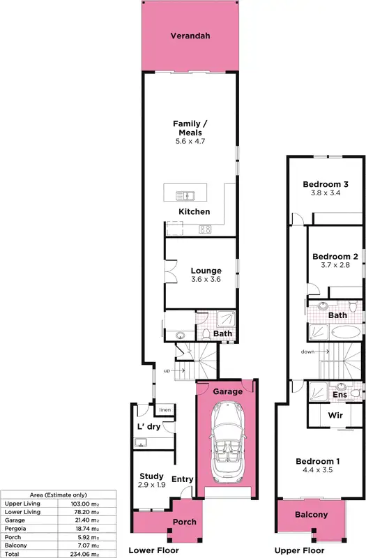 Floorplan of Homely house listing, 43 Kildonan  Road, Warradale SA 5046