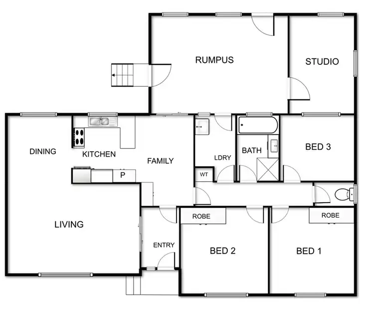Floorplan of Homely house listing, 3 Arkell Place, Charnwood ACT 2615