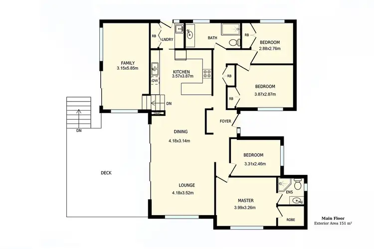 Floorplan of Homely house listing, 16 Pasmore Close, Kaleen ACT 2617