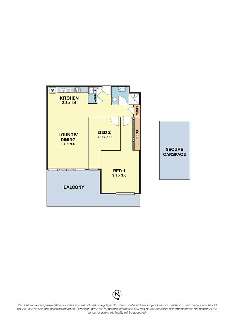 Floorplan of Homely apartment listing, 122/32 Gladstone Avenue, Wollongong NSW 2500