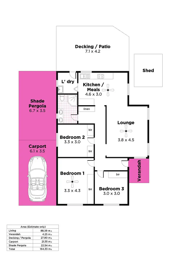 Floorplan of Homely house listing, 15 Barry Road, Oaklands Park SA 5046