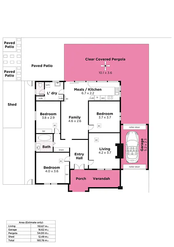 Floorplan of Homely house listing, 7 Margaret Avenue, West Croydon SA 5008