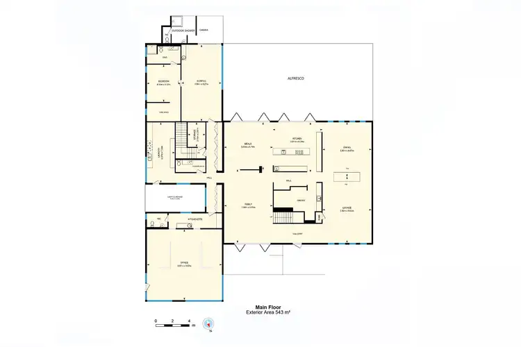 Floorplan of Homely house listing, 4 Hotham Crescent, Deakin ACT 2600