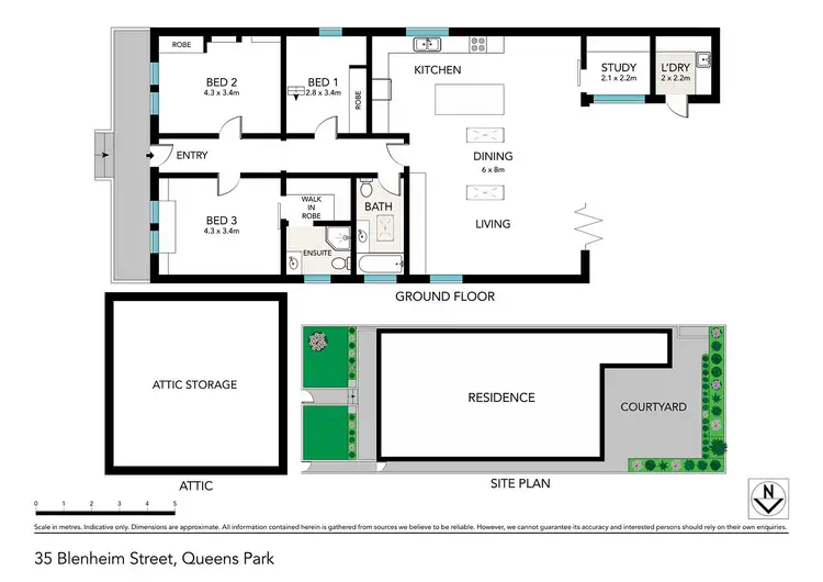 Floorplan of Homely house listing, 35 Blenheim Street, Queens Park NSW 2022