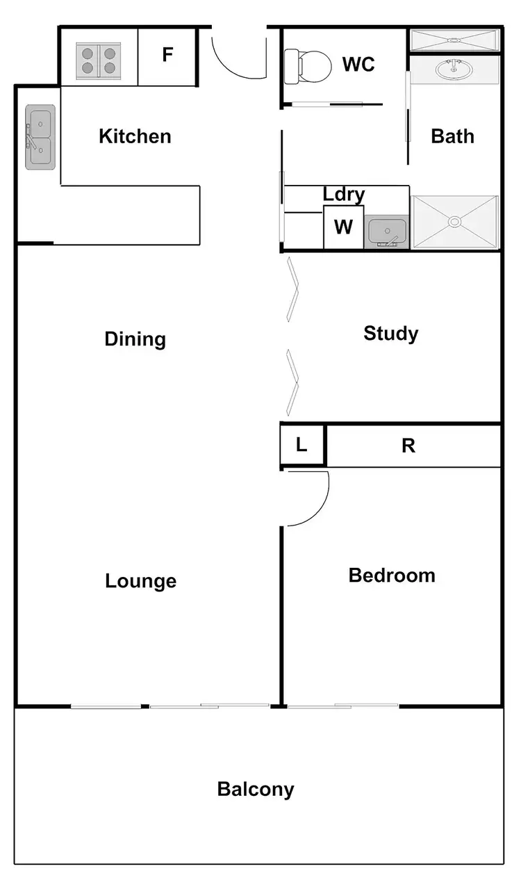 Floorplan of Homely unit listing, 36/43 Hibberson Street, Gungahlin ACT 2912