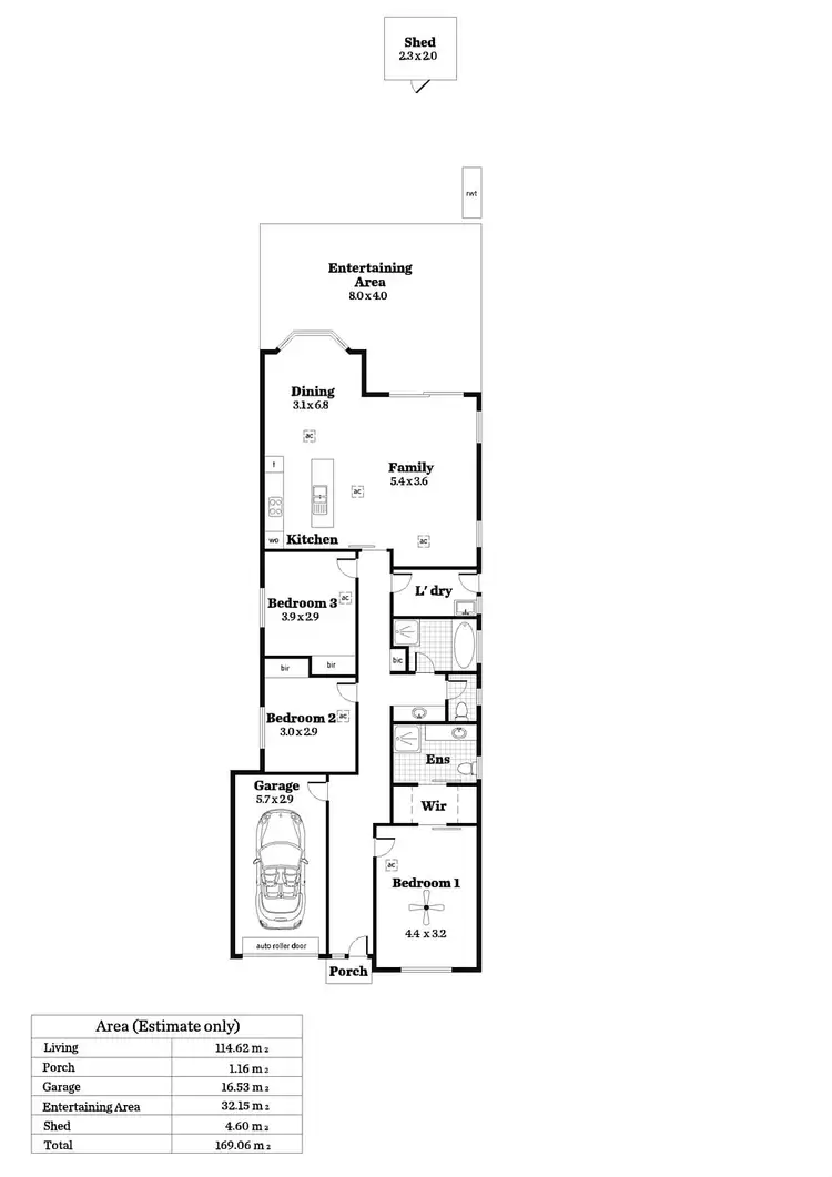 Floorplan of Homely house listing, 6 Gilmore Crescent, Morphettville SA 5043
