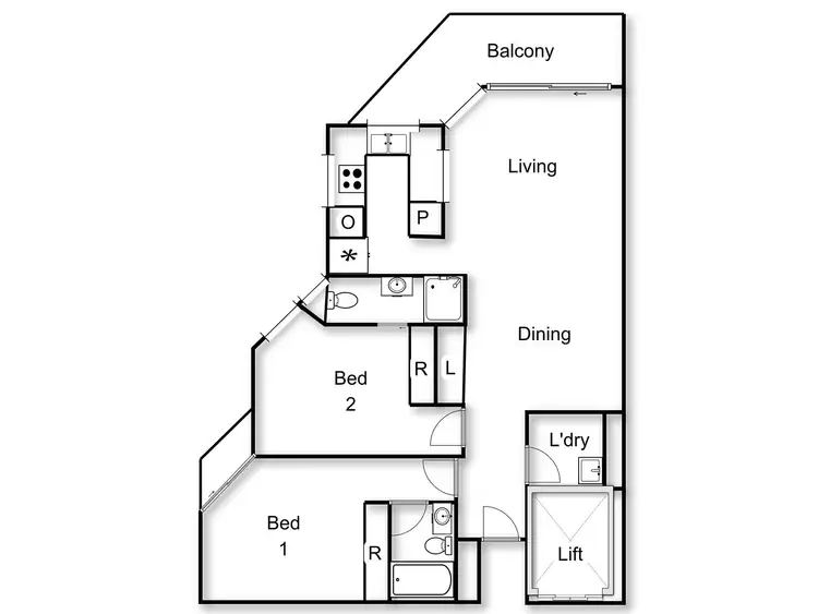 Floorplan of Homely apartment listing, 53/4 Jardine Street, Kingston ACT 2604