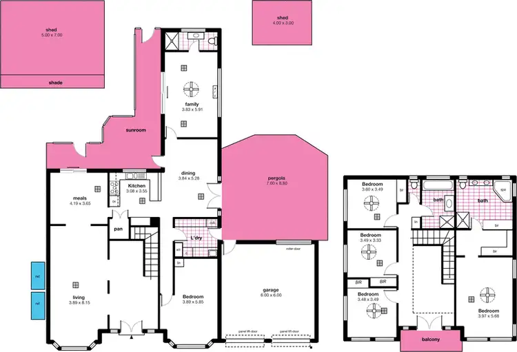 Floorplan of Homely house listing, 44 Highland Drive, Bellevue Heights SA 5050
