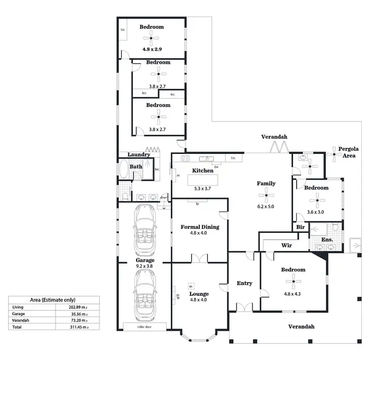 Floorplan of Homely house listing, 5 Marine Street, Somerton Park SA 5044
