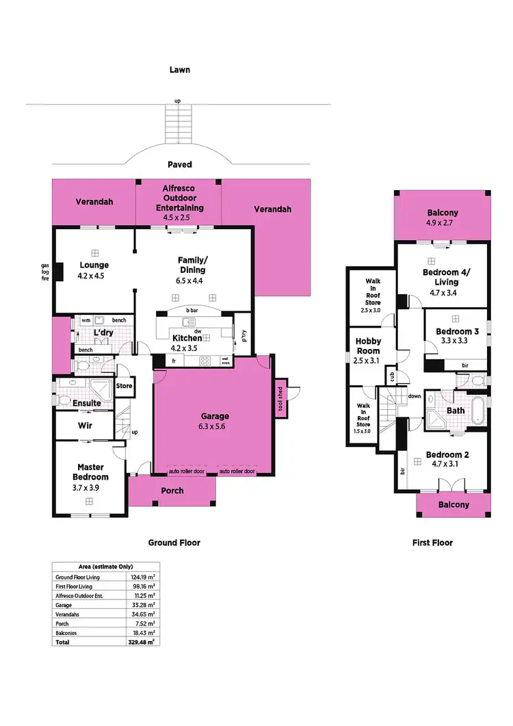 Floorplan of Homely house listing, 17 Mariner Avenue, Seacliff Park SA 5049