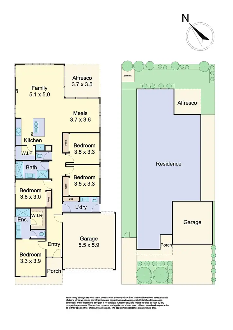 Floorplan of Homely house listing, 8 Beltons Way, Doreen VIC 3754