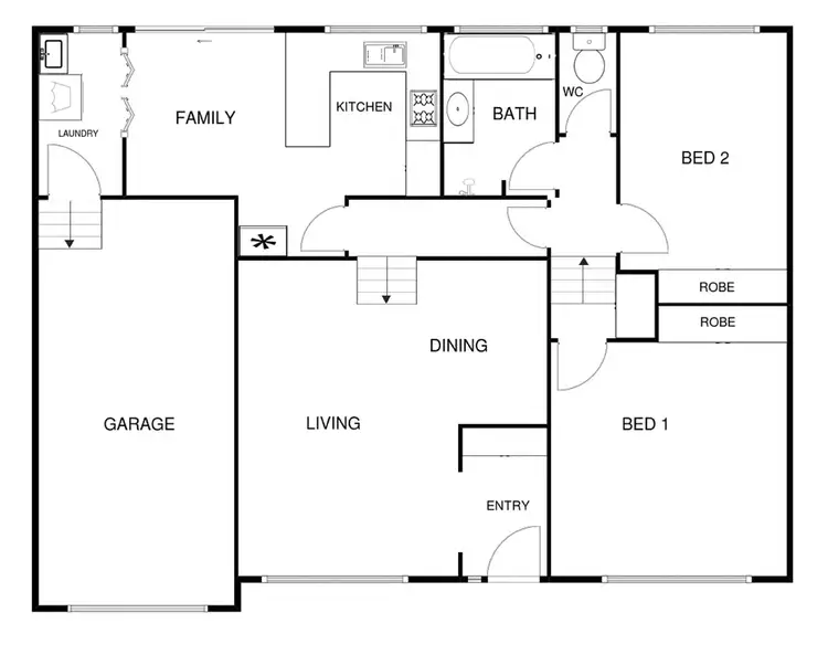 Floorplan of Homely townhouse listing, 18/2 Postle Circuit, Holt ACT 2615