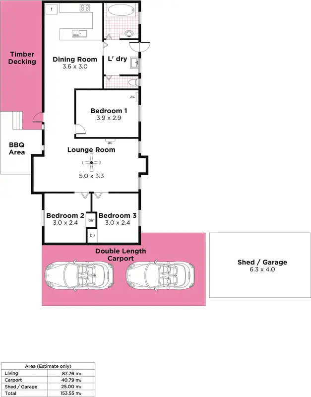 Floorplan of Homely house listing, 5 Hampden Road, Mount Barker SA 5251