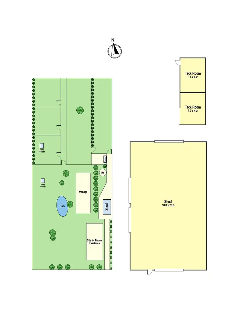 Floorplan of Homely land listing, 55 Laurie Street, Yarrambat VIC 3091