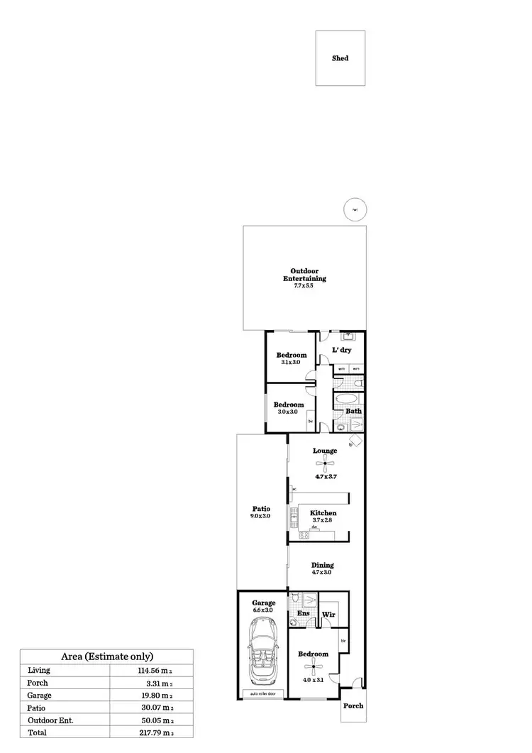 Floorplan of Homely house listing, 1 Trevor Avenue, Rostrevor SA 5073