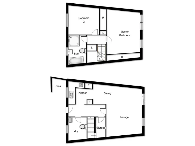 Floorplan of Homely townhouse listing, 198 Beasley Street, Farrer ACT 2607