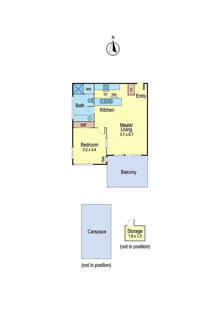 Floorplan of Homely apartment listing, 309/50 Janefield Drive, Bundoora VIC 3083