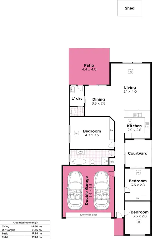 Floorplan of Homely house listing, 1/16 Hender Avenue, Klemzig SA 5087