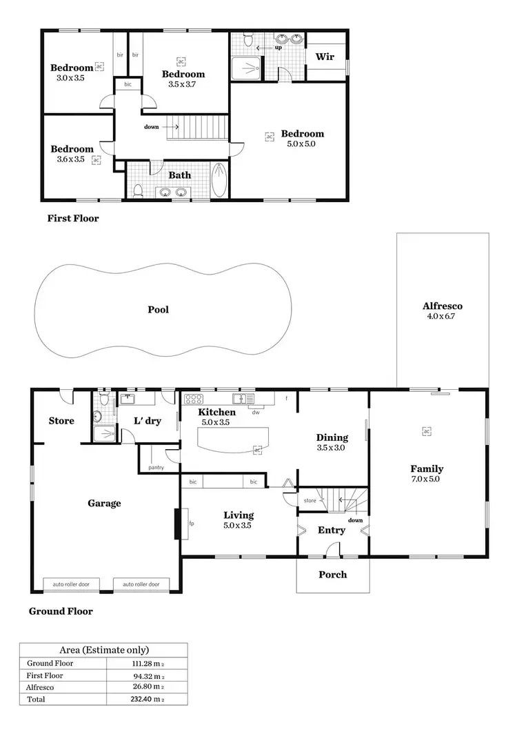 Floorplan of Homely house listing, 2B Rugby Street, Kingswood SA 5062
