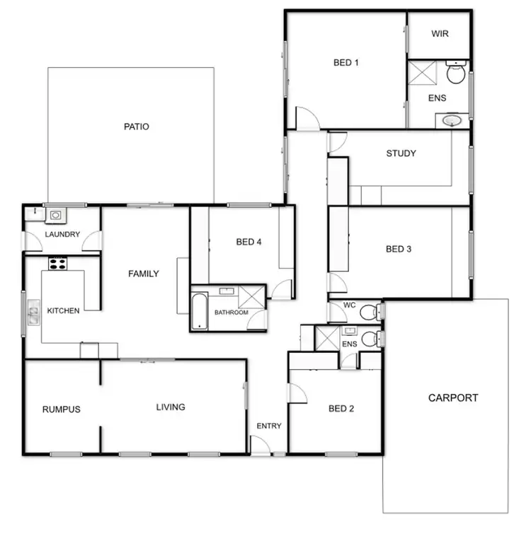 Floorplan of Homely house listing, 10 Clubbe Crescent, Macgregor ACT 2615