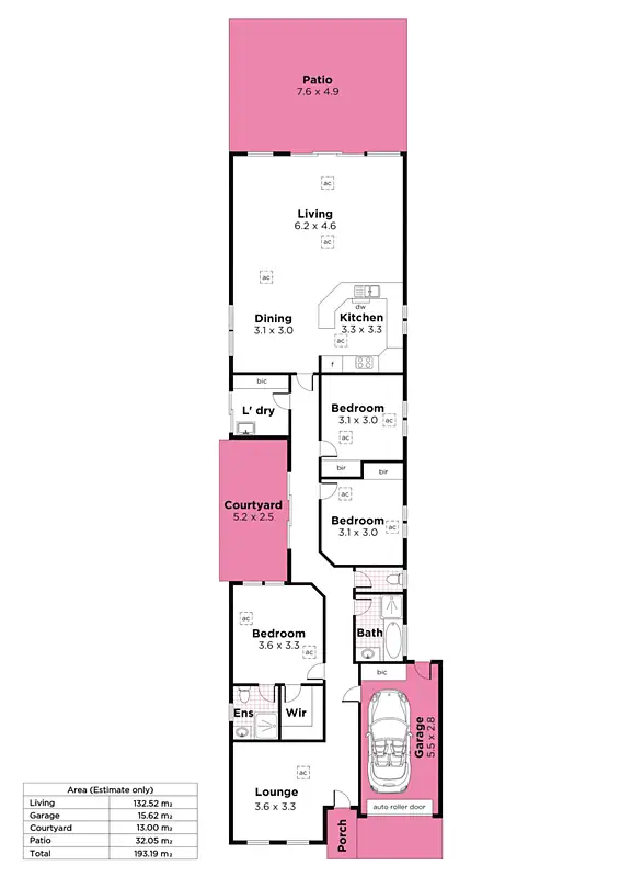 Floorplan of Homely house listing, 3A Dunbarton Street, Windsor Gardens SA 5087