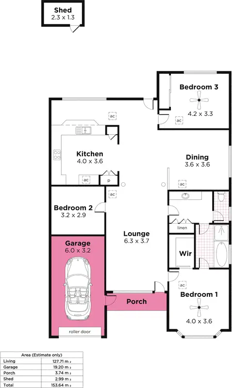 Floorplan of Homely house listing, 2/16 Fuller Street, Walkerville SA 5081