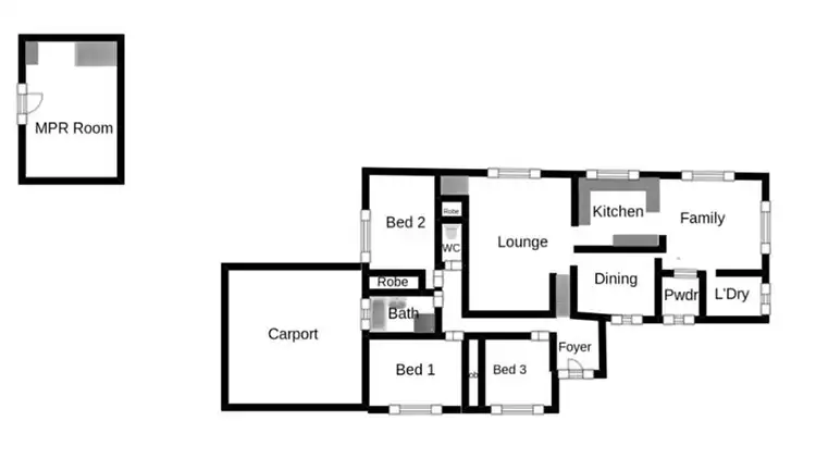 Floorplan of Homely house listing, 49 O'Connor Circuit, Calwell ACT 2905