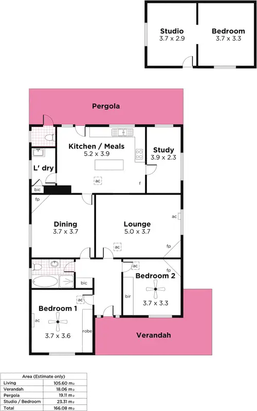 Floorplan of Homely house listing, 174 Raglan Avenue, South Plympton SA 5038