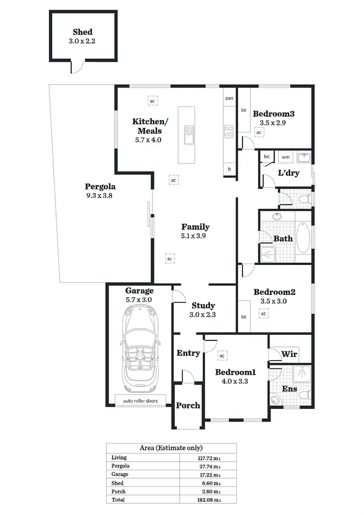 Floorplan of Homely house listing, 4 Nevis Street, Klemzig SA 5087