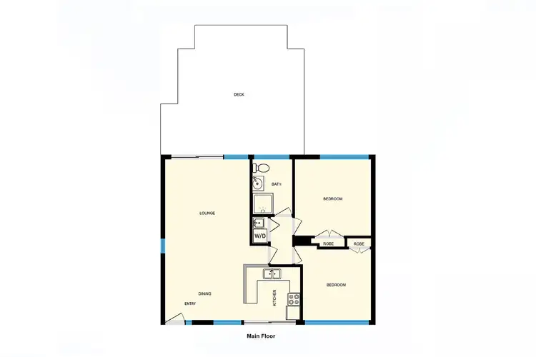 Floorplan of Homely townhouse listing, 15/5 Tristania Street, Rivett ACT 2611