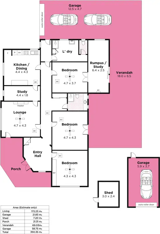 Floorplan of Homely house listing, 86 Partridge Street, Glenelg South SA 5045
