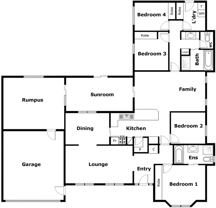 Floorplan of Homely house listing, 12 Numeralla Street, O'malley ACT 2606