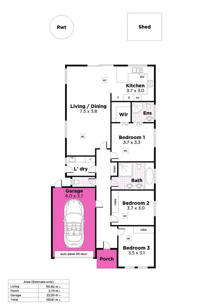 Floorplan of Homely house listing, 6a Lorelle Avenue, Athelstone SA 5076