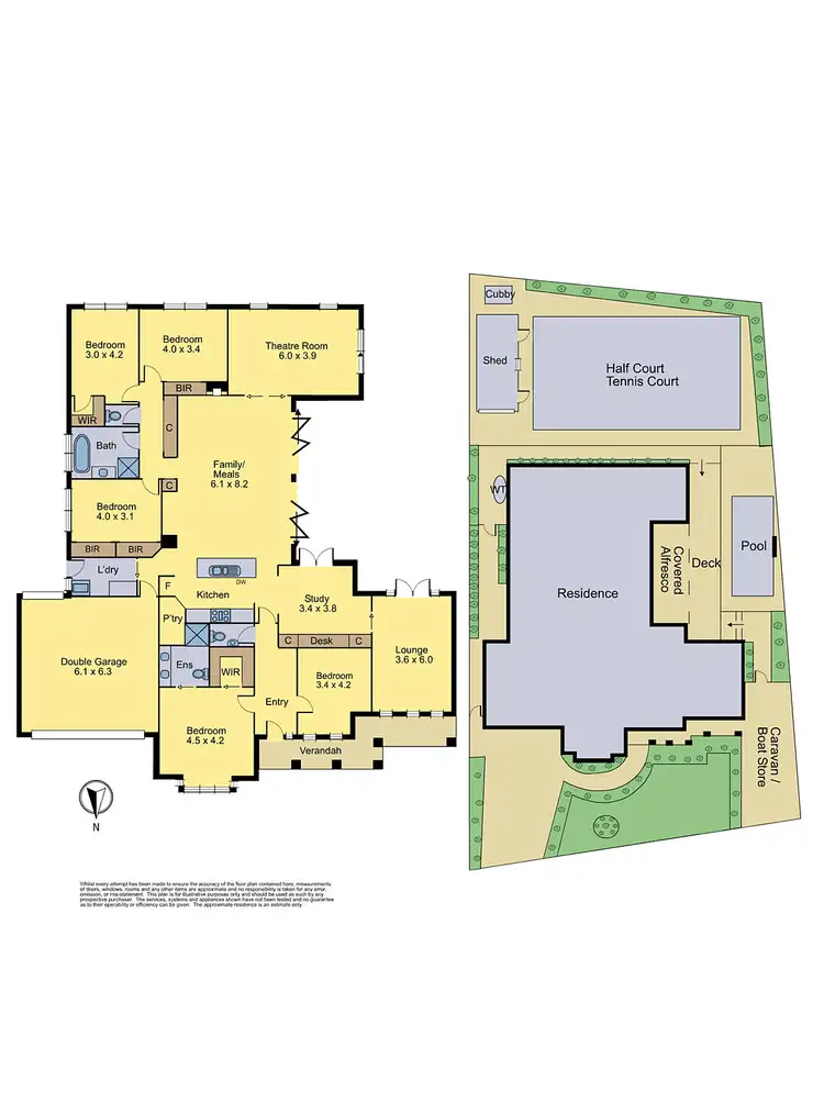 Floorplan of Homely house listing, 45 Downey Drive, Doreen VIC 3754