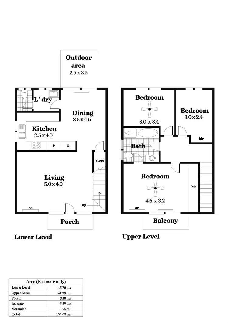 Floorplan of Homely unit listing, 1/21 Oak Avenue, Clovelly Park SA 5042