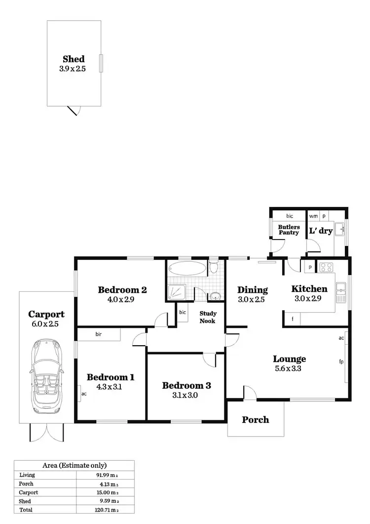 Floorplan of Homely house listing, 22 Nelson Street, South Plympton SA 5038