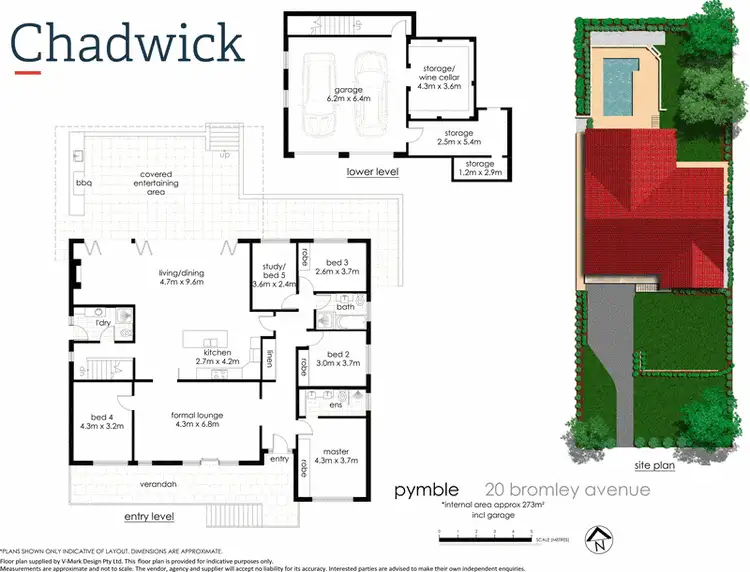 Floorplan of Homely house listing, 20 Bromley Avenue, Pymble NSW 2073