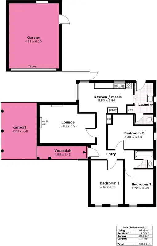 Floorplan of Homely house listing, 21 Nixon Street, Marion SA 5043