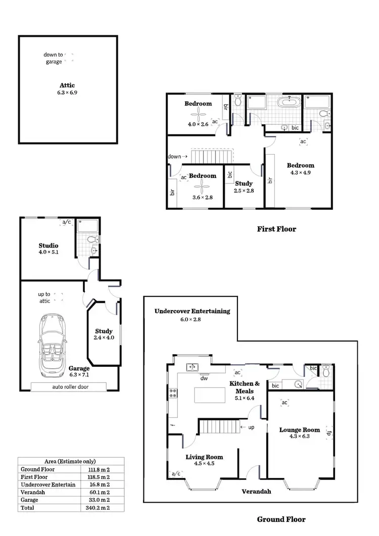 Floorplan of Homely house listing, 15 Dillon Road, Aldgate SA 5154