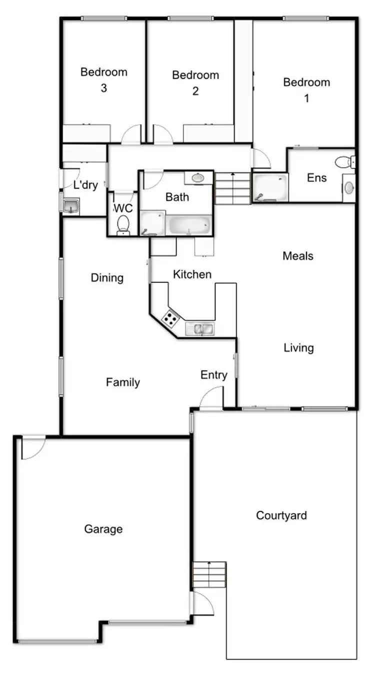 Floorplan of Homely house listing, 25 Lampard  Circuit, Bruce ACT 2617