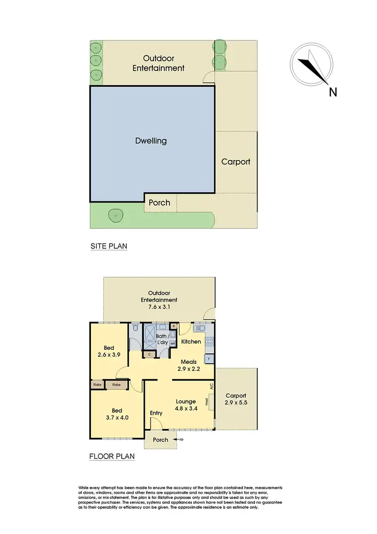 Floorplan of Homely unit listing, 4/1187 Main Road, Eltham VIC 3095