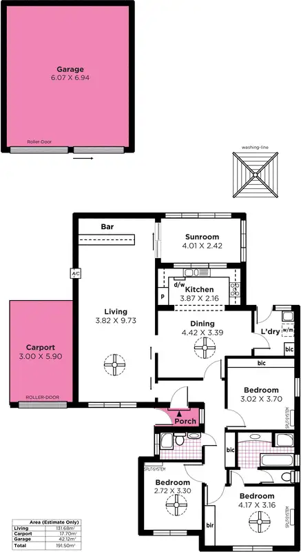 Floorplan of Homely house listing, 24 Moore Street, Somerton Park SA 5044