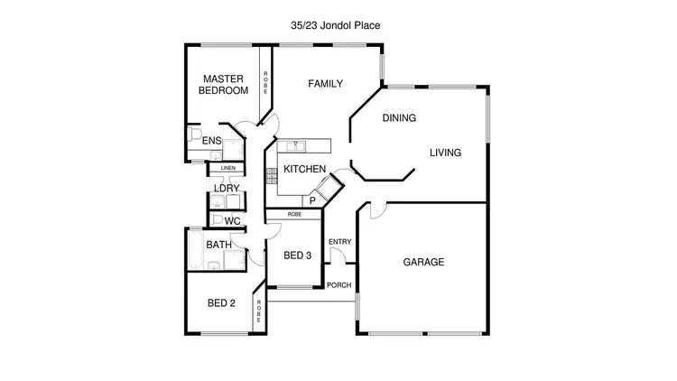 Floorplan of Homely house listing, 35/23 Jondol Place, Isabella Plains ACT 2905