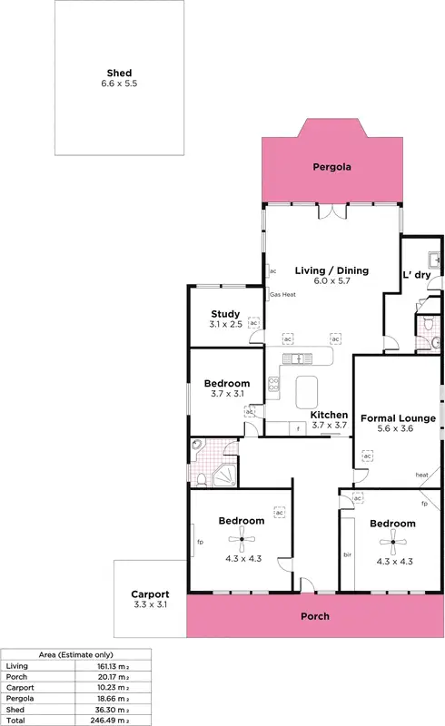 Floorplan of Homely house listing, 106 Grange Road, Westbourne Park SA 5041
