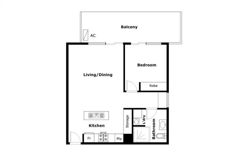 Floorplan of Homely unit listing, 67/8 Baudinette  Circuit, Bruce ACT 2617