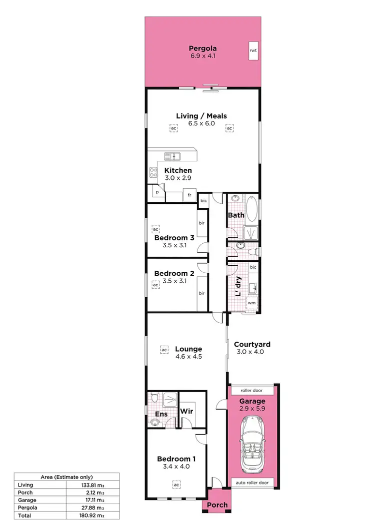 Floorplan of Homely house listing, 5 Swindon Street, Clearview SA 5085