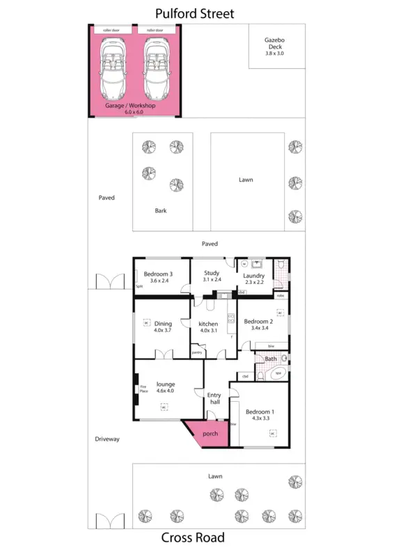 Floorplan of Homely house listing, 333 Cross Road, Clarence Gardens SA 5039