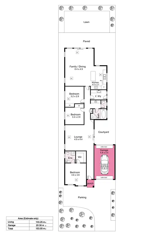 Floorplan of Homely house listing, 10a Masters Avenue, Oaklands Park SA 5046